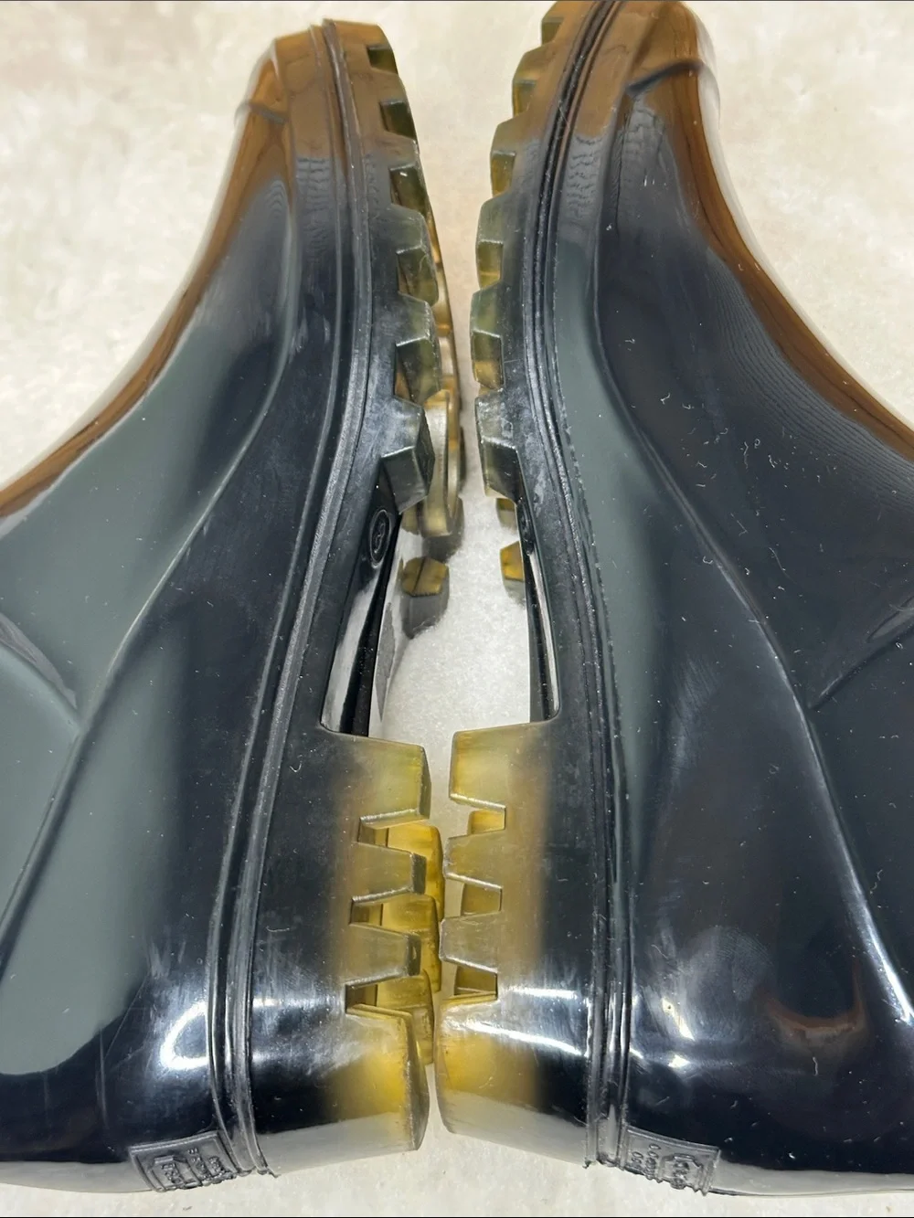 🔥 Authentic Coach Women’s Knee-High Rubber Rain Boots  Size 8🔥